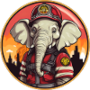 Elefanten Feuerwehr