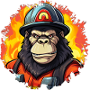 Firefighter Monkey