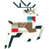Cerf majestueux – unique et élégant