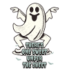 Funny Ghost Saying Retro Costume