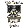 Funny zombie teacher loves brains