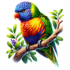 Rainbow lorikeet