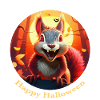 Eichhörnchen Halloween