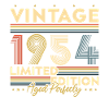 Vinatge 1954 Cadeau d'anniversaire