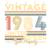 Cadeau d'anniversaire Vinatge 1984