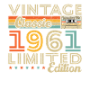 Vinatge 1961 Cadeau d'anniversaire
