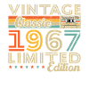 Cadeau d'anniversaire Vinatge 1967