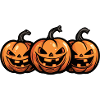 Pumpkin Halloween Comic Party