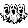 Ghosts Halloween Comic Ghost