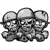 Zombies Halloween Comic