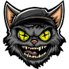 Halloween Comic Cat Cat