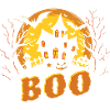 Halloween Haunted House - Spooky - Boo