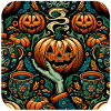 Funny Halloween Pumpkin Pattern