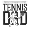 Funny Tennis Player Racket Dad
