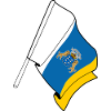Flag Canary Islands