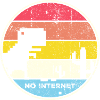 Desert Sunset Pixel Silhouette
