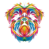 Shih Tzu Dog Popart