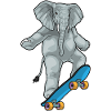 Elephant Skater Skateboard