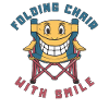 Smiling Folding Chair Illustration