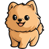 Pomeranian Dog Comic Baby Pomeranian