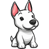 Bull Terrier Chien Comique Bébé