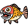 Piranha Fish Halloween Animal