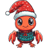 Lobster Crab Christmas Comic