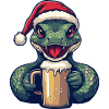 Snake Cobra Christmas Beer