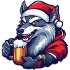 Wolf Weihnachten Bier