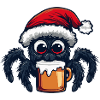 Spider Tarantula Christmas Beer