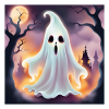Ghost, Halloween, Scare