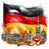 German Flag and Iconic Landmarks
