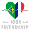 Brazil and France 100% friendship