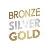 bronze silver gold