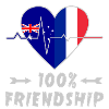 Australia and France 100% friendship