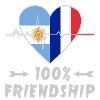 Argentina and France 100% friendship