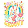Groovy Hippie 70s 1970s 60s Party
