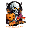 Halloween Skull Pumpkin Skull Creepy