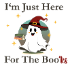 Halloweengeist mit Bücher
