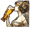 Woman Drinking Beer Gift