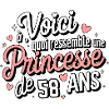 Princesse 58 Ans