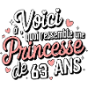 Princesse 63 Ans