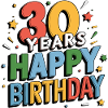 30 Years - Happy Birthday