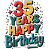 35 Years - Happy Birthday