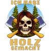 HACHE CRÂNE I EN BOIS