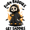 Flaming Grim Reaper with Coffee