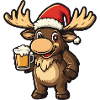 Moose Christmas Beer