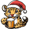 Leopard Christmas Beer