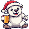 Polar Bear Christmas Beer