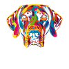 Vizsla Dog Popart
